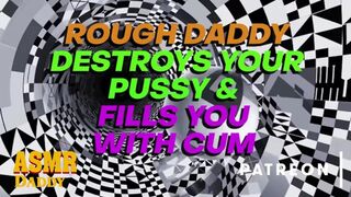 Improvised Filthy Talk Whilst Daddy Strokes Cock