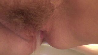 Pissing With My Hairy Pussy