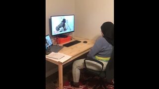 Muslim Teen Caught Watching Lesbian Porn