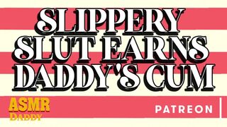 Slutty Sub Earns Doms Cum Everywhere - ASMR Daddy Audio Only