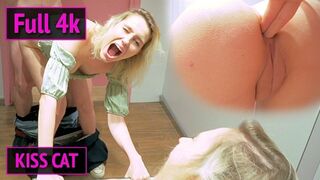 4k Public Agent - Risky Anal Sex in Zara Fitting Room with 18 Babe / Kiss Cat
