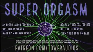 SUPER ORGASM erotic audio for women M4F Dirtytalk Daddy ASMR Audioporn Role-play Filthy talk 素人