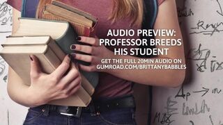 Audio Preview: Professor Breeds His Student