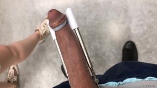 Penis Extender On in Walmart come learn to get bigger dick join onlyfans @ voyeur365movies