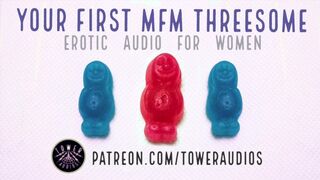 FIRST MFM THREESOME. Erotic audio for women. M4F. Dirty talk. Audioporn. Role-play. Filth. 素人