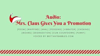 XXXMas Audio: Mrs. Claus Gives You a Promotion