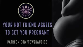 YOUR HOT FRIEND GETS YOU PREGNANT (erotic audio for women) M4F dirty talk audioporn role-play filthy