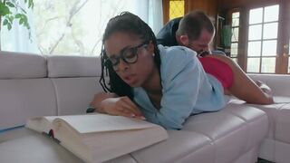 Black Girl Fucking While Studying - Kyra Black