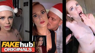 Xmas HouseParty goes wrong with college teens filming each other fucking on their phones - cheating redhead girlfriend!