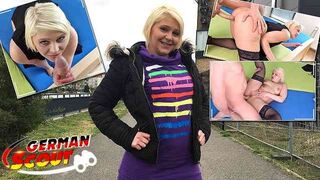 GERMAN SCOUT - TINY GIRL MINI HOTCORE PICKUP AND FUCK AT STREET CASTING