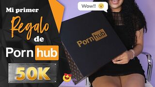 MY FIRST GIFT FROM PORNHUB 50K SUBSCRIBERS ❤️ illusion Agatha