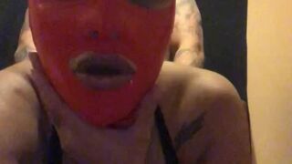 Latex mask dirty talk submissive slave in training part 2 slut wife