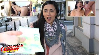GERMAN SCOUT - CUTE TEEN TALK TO FUCK FOR CASH AT PICK UP CASTING IN CZECH