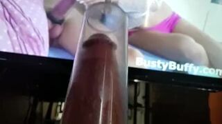 Penis Pump Long Hard Cock to Porn