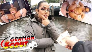 GERMAN SCOUT - TINY CURVY NERD LATINA GIRL I PICKUP AND ROUGH FUCK I REAL STREET CASTING