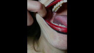 HD Mouth, Teeth, Tongue, and Throat Show (before cannibal video)