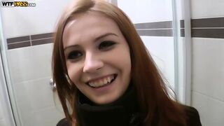 Public Restroom Fuck With Charming Girl - Timea Bella