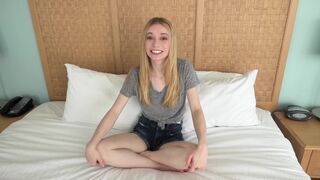 Watch This Petite 18yr Blonde Eat Big Ass And Suck A Big Cock
