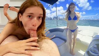 TAKING MY GF Jessica Marie ON A BOAT RIDE AND THEN TWO ROUNDS BACK AT MY PLACE