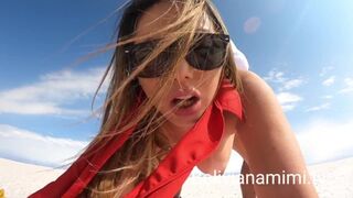Fucking wildly at the biggest salt desert in the world ???????????? video on bolivianamimi.tv