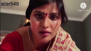 Desi And Juicy Woman In A Red Saree Getting Fucked By S