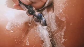 Wild pussy spills thick slime