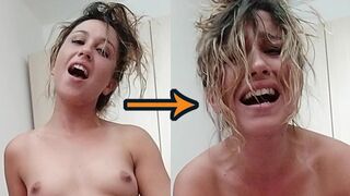 Real Female Orgasm at 5.30! Riding Orgasm & Beautiful Agony