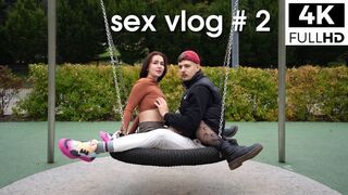 ???? Sex Vlog Episode 2: Public Park, BJ and Creampie at home | kleomodel