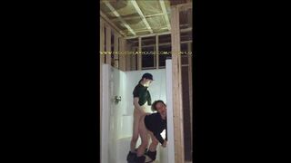 Heather Kane Fucks Doggystyle in Construction Site