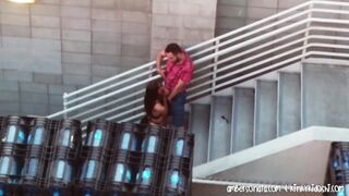 Couple Caught BJ at San Diego Convention Center