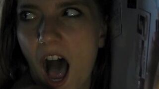 Slow-mo fucking HarperTheFox's mouth & pussy & cumming on her tits!