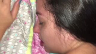 Naughty husband, fucked my pussy and my ass and cum on my face