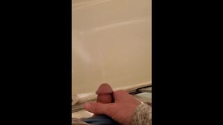 Curiuskinkycouple- Cain Peeing in the Tub. I was Drinking